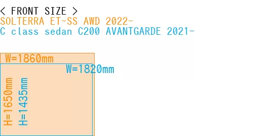 #SOLTERRA ET-SS AWD 2022- + C class sedan C200 AVANTGARDE 2021-